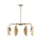 Designers Fountain Eden 8 Light Modern Old Satin Brass Chandelier with Metal Shield For Dining Rooms D280M-8CH-OSB - alternate 1
